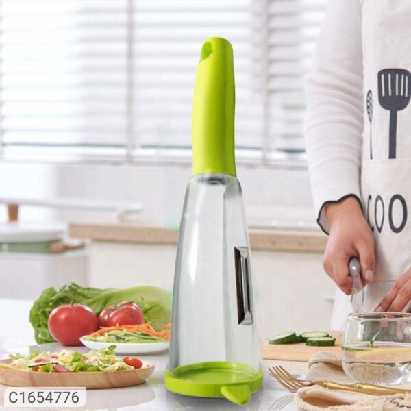 Peeler-Multifunction Kitchen Vegetable ,Fruit No Mess Peeler With Storage Container - Image 5