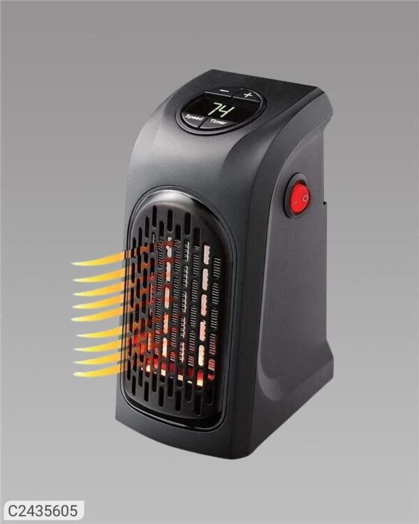 Room Heater Handy Heater for Home, Office, Camper LED Screen 400 Watts Portable Wall Heater Warmer, Mini Blower Heater for Winter - Image 4