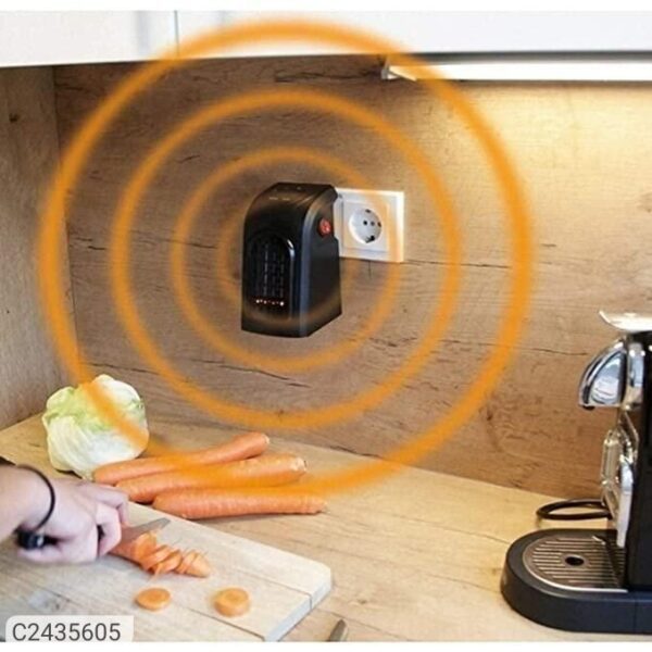 Room Heater Handy Heater for Home, Office, Camper LED Screen 400 Watts Portable Wall Heater Warmer, Mini Blower Heater for Winter - Image 3