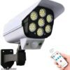 Solar Light Outdoor 77 Led Motion Sensor Security Wireless Camera Shaped Wall Lamp,Waterproof