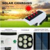 Solar Light Outdoor 77 Led Motion Sensor Security Wireless Camera Shaped Wall Lamp,Waterproof - Image 2