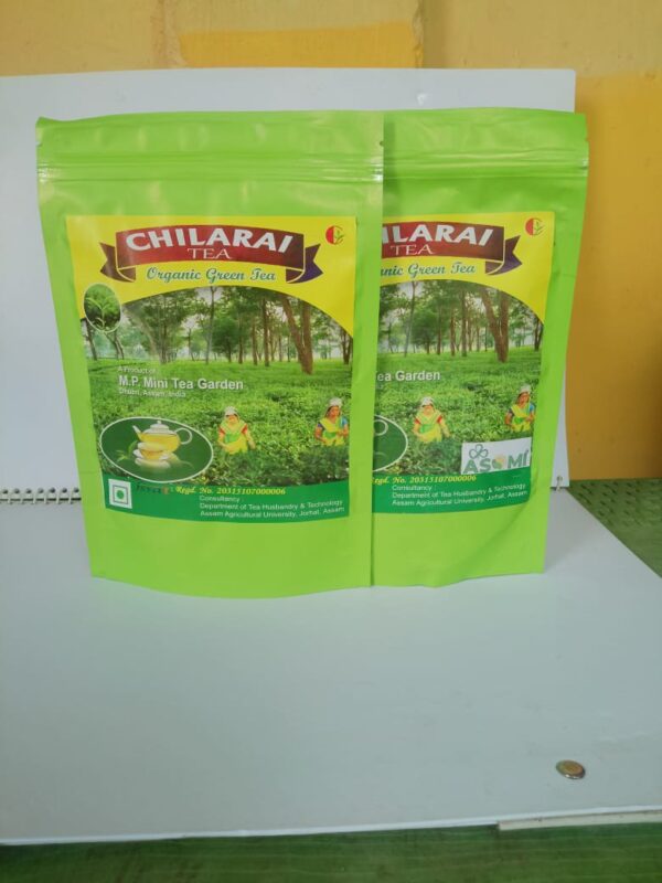 Chilarai Assam Organic Green Tea 100g(2 Peck 100×2=200g) - Image 9