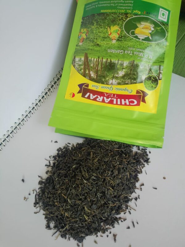 Chilarai Assam Organic Green Tea 100g(2 Peck 100×2=200g) - Image 5