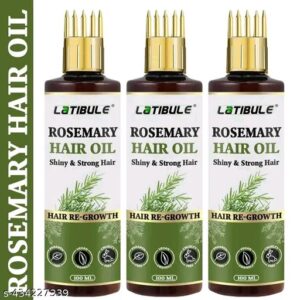 Latibule Rosemary Natural Oil For 2X Hair Growth Shiny & Strong Hair Oil- 100ml (100ml) pack of 3