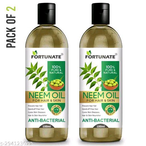 Pure Cold Pressed Neem Oil for Skin & Hair Oil (100 ml)